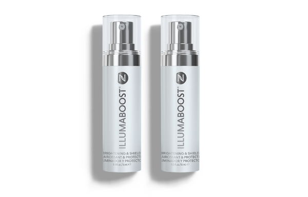 Image of Neora IllumaBoost product—double bottles are included in each product box for ulitmate vitamin C efficacy.